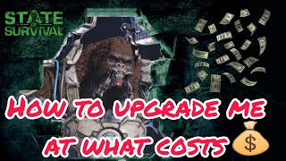 State of Survival Behemoth Serie  Part 1 Upgrade costs [upl. by Glanville]