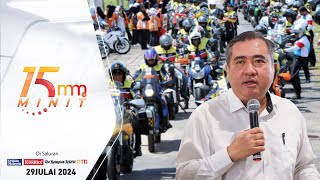 Keputusan naik taraf lesen motor B2 ke B akan diumum  15 MINIT MMTV 29 Julai 2024 [upl. by Adnilam]