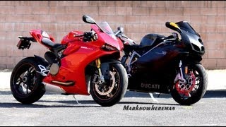 DUCATI 1199 Panigale WET clutch sound comparison to a DRY clutch [upl. by Ayardna2]