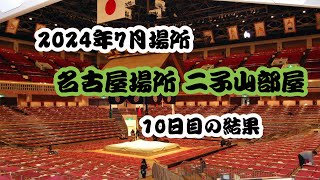 大相撲 名古屋場所 10日目 二子山部屋力士の結果 二子山部屋 相撲 名古屋場所 [upl. by Ikciv930]