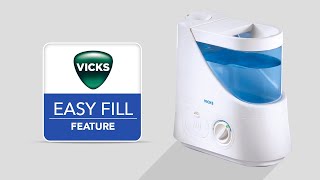 Vicks EasyFill Cool Mist Humidifier VUL570  Features [upl. by Sina]