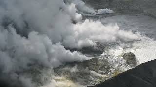 Whakaari  White Island gas flight 27 May 2024 [upl. by Eillat]