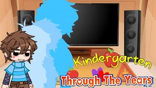 Kindergarten reacts to kids Aus Through the years My Au  Not Bad apple [upl. by Ahsaercal]