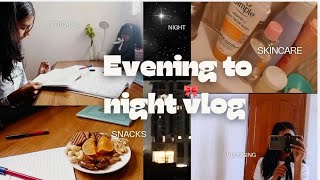 Evening to night routine 🎀 after school vlog 🎧 and more [upl. by Annaed439]