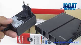 Buffalo WZRHPG300NH  Unboxing and Initial SetUp [upl. by Annaor]