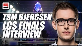 TSM Bjergsen LCS Finals Interview Zilean Series Delay Worlds 2020  ESPN ESPORTS [upl. by Shayn]