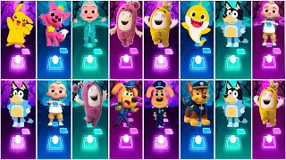 Oddbods Bubbles All Video Megamix 🆚 Baby Shark Friends 🆚 Cocomelon 🆚 Bluey Bingo 🎶 Who Will Win [upl. by Duff]