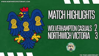 Wolerampton Casuals v Northwich Vics  Highlights 11024 [upl. by Aicatsue]