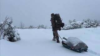 Camping in a Blizzard  Extreme Winter Storm Tent Camping Adventure in Heavy Snow Survival [upl. by Ttergram335]