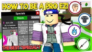 NOOB TO PRO HOW TO BE PRO EASY THE STRONGEST SPECIAL IN ANIME FIGHTING SIMULATOR ROBLOX [upl. by Elhsa]