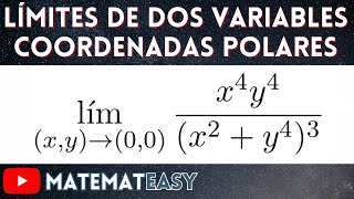 📌 Límites de Dos Variables  Coordenadas Polares Ejercicio 13 [upl. by Arriec]