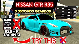 5 SECONDS GEARBOX FOR NISSAN GTR R35 Without GG In Car Parking Multiplayer [upl. by Naedan]