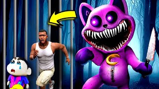 GTA 5  Catnap Attack On Franklin amp Shinchan  Gta 5 tamil  Gta 5 mods [upl. by Assi487]