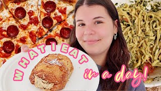 WHAT I GOT TO EAT TODAY VLOG  ft mini breakdown in my new apartment [upl. by Lubeck187]