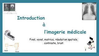 Introduction à Limagerie Médicale Pixel Voxel Résolution Spatiale Bruit Contraste et Coupes [upl. by Man]