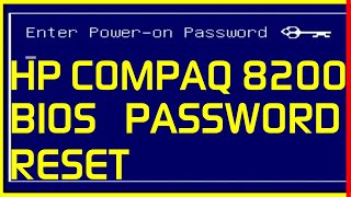 HP Compaq 8200 Elite CMT PowerOn Password reset 4K Ep400 [upl. by Danica]