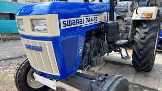 2023 NEW MODEL  SWARAJ 744 FE  TRACTOR WALK AROUND [upl. by Mcdougall]