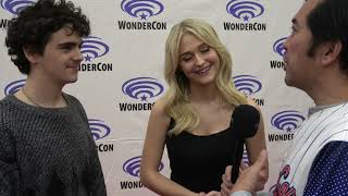 Jack Dylan Grazer and Alyvia Alyn Lind Carpet Interview for The Spiderwick Chronicles  WonderCon [upl. by Ohnuj]