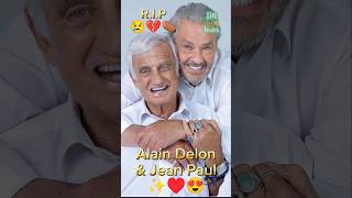 Alain Delon amp JeanPaul Belmondo Together Now In Heaven alaindelon jeanpaulbelmondo antesedepois [upl. by Nevram80]