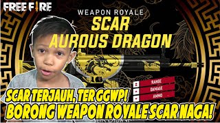 BORONG WEAPON ROYAL SCAR AUROUS DRAGON 3X SPIN DOANG LANGSUNG DAPET HOKI PARAH  GARENA FREE FIRE [upl. by Lotti]