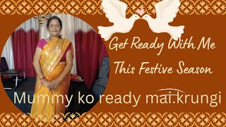 Navraati day 5  Mummy ready aaj ka din khaas ban gayaquottaruldhanai7734 [upl. by Aynom]