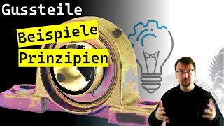 Gussteile – Beispiele  Prinzipien  Vorausschauend konstruieren Folie 171 172 [upl. by Ilwain]