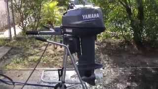 2009 Yamaha 25hp 2 stroke short shaft outboard motor [upl. by Obe]