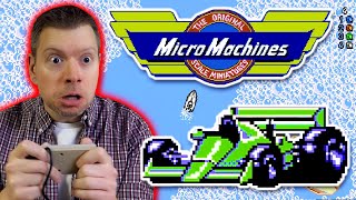 Micro Machines Racing Video Game History amp Review NES SNES PS  The Irate Gamer [upl. by Aila]