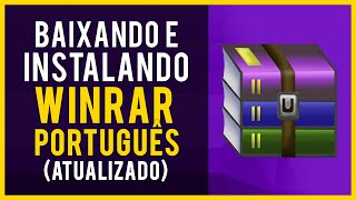 COMO BAIXAR E INSTALAR  WINRAR 64 BITS PTBR GRÁTIS [upl. by Jacques]