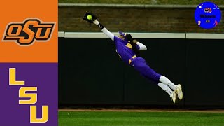 8 Oklahoma State vs 13 LSU Highlights  2021 College Softball Highlights [upl. by Aneehsit]