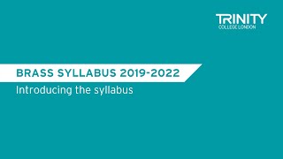 Introducing Trinity College London’s Brass Syllabus 20192022 [upl. by Ytissahc]