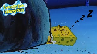 Spongebob Sleeps Under Patricks Rock For 10 Hours [upl. by Gnep673]