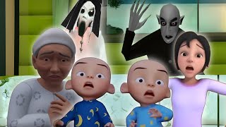 EPISODE FULL TEREKAM CCTV Takut Di rumah Upin ipin ada HANTU KAYANG [upl. by Wilburt851]