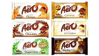 EXPLORING THE WORLD OF NESTLE AERO CHOCOLATE BARS [upl. by Campagna]