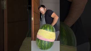 exploding watermelon with rubber bands [upl. by Candyce]