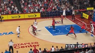 NBA 2K15 HD Gameplay Clippers vs Pelicans [upl. by Dearman]