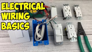 Home Electrical Wiring Basics  Tutorial 2022 [upl. by Nnayllas]