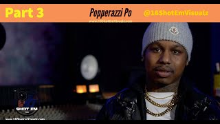 Popperazzi Po Talks Lil Durk Being Around Him For Protection And Disagreement With Cardi B Part 3 [upl. by Yanel98]