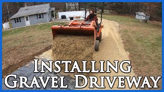 Installing a Gravel Driveway [upl. by Llenet811]