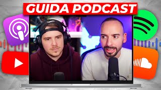 Crea PODCAST su Twitch YouTube e Spotify GRATIS e da CASA [upl. by Ait958]