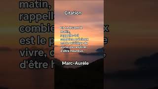 En te levant le matin  MarcAurèle citation marcaurèle philosophie [upl. by Steffane]