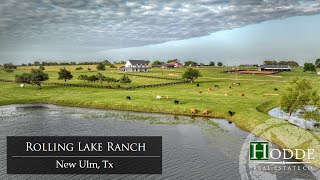 Luxury Texas Ranch Home For Sale  Texas Luxury Living  New Ulm  Hodde Real Estate Co [upl. by Nanah575]