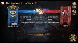 LIVE POMPEII  BOON vs DHX  I Doomsday Last Survivors [upl. by Ylrrad]