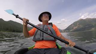 Kayaking Twin Lakes Colorado in my Perception Carolina 14 [upl. by Vicki]