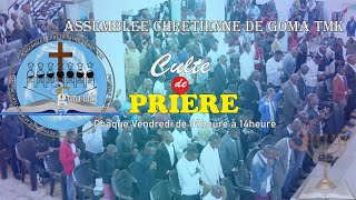 2024 03 22 Vendredi Réunion de prière Frère Hilaire  Assemblée Chrétienne de Goma tmk [upl. by Morry]