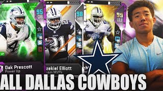 ALL TIME DALLAS COWBOYS ZEKE TERRELL OWENS amp MORE Madden 19 Ultimate Team [upl. by Beauvais658]