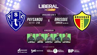 PAYSANDU 1 X 0 BRUSQUE  BRASILEIRÃO SÉRIE B 2024  AO VIVO E COM IMAGENS DO ESTÁDIO [upl. by Garret]