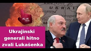 Ukrajinski generali hitno zvali Lukašenka [upl. by Irianat497]