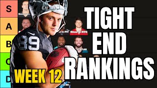 Top 18 Tight Ends Rankings For Week 12 Fantasy Football [upl. by Ttevi]