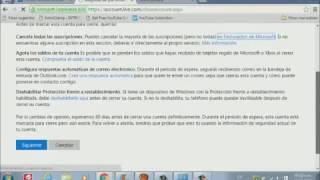 como eliminar una cuenta de hotmail FACIL Y RAPIDO 2017 [upl. by Klug985]